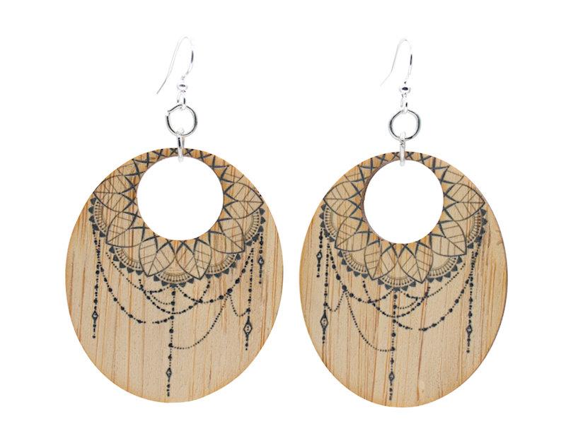 Dreamcatcher Bamboo Earrings