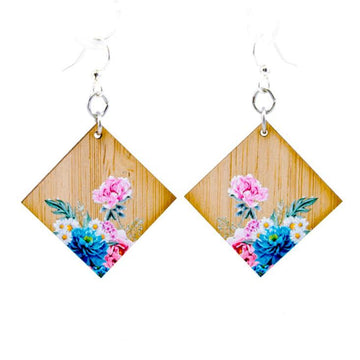Floral Bamboo Earrings