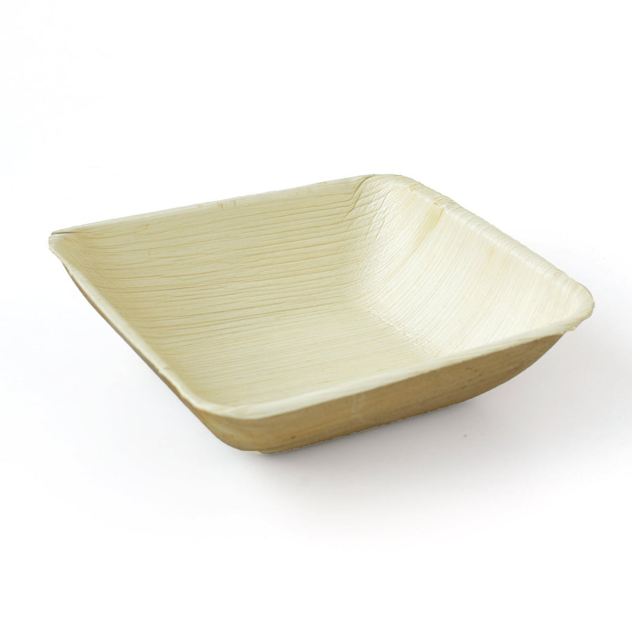 Palm Leaf Deep Square Bowls