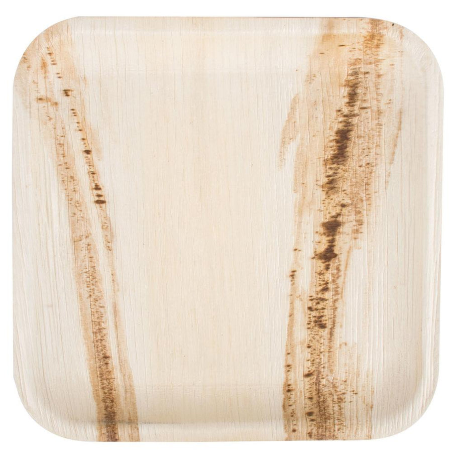 Palm Leaf Square Plates 9