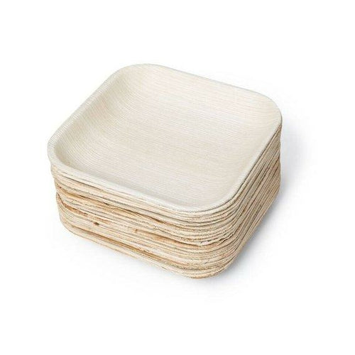 Palm Leaf Plates Square 7