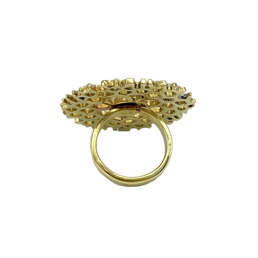 Bombshell Honeycomb Ring